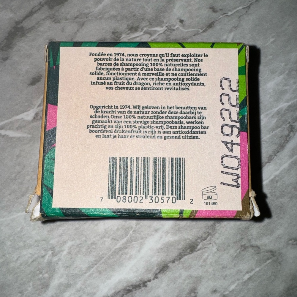 Faith In Nature Shampoo Bar Dragonfruit Scent Solid Natural Vegan Soap - Picture 5 of 6